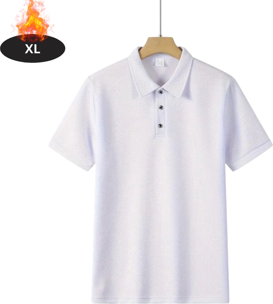 Livano Poloshirt Heren T-Shirt Heren Shirt Overhemd Polo Shirt Wit