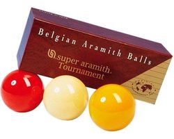Super Aramith biljart ballen set 61.5mm Tournament