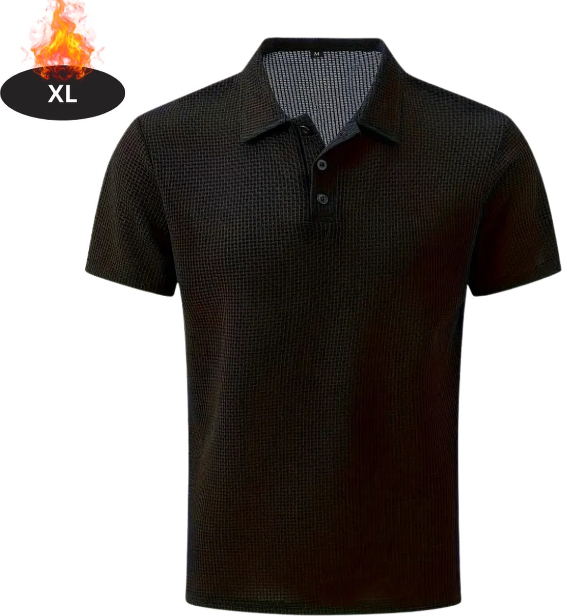 Livano Poloshirt Heren T-Shirt Heren Shirt Overhemd Polo Shirt Zwart
