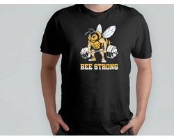 Bee Strong - T Shirt - GymLife - WorkoutMotivation - FitnessJourney - GymGoals - SportschoolLeven - FitnessReis - FitEnSterk - CardioDag