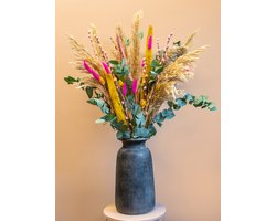 Droogboeket Liv – Pampas Pluimen – Landelijk Droogbloemen Boeket 80 cm