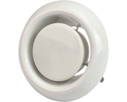 Ventilatie afvoer ventiel 160mm met klemveren - AVP-C160
