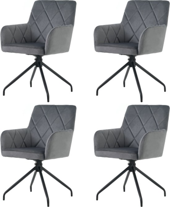 SalesFever gestoffeerde fauteuil | met draaifunctie | bekleding