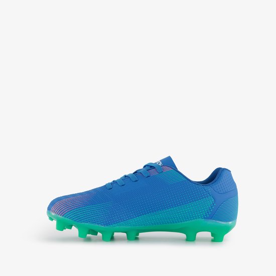 Chaussures de football enfant Dutchy FG bleu vert - Taille 39 - Semelle amovible