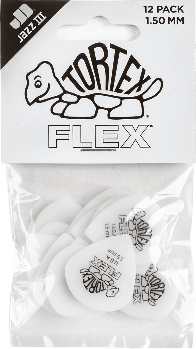 Jim Dunlop - Flex Jazz III - Plectrum - 1.50 mm - 12-pack