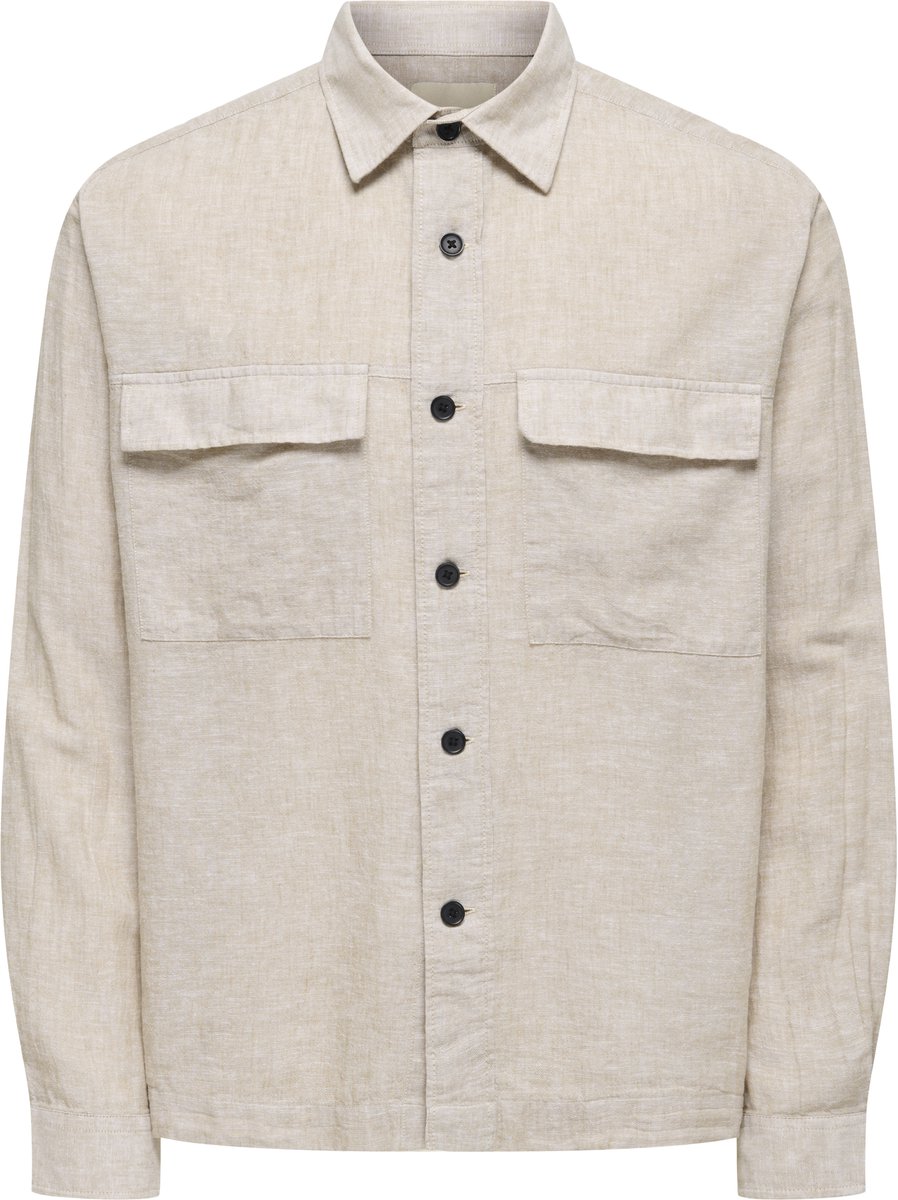 ONLY & SONS Overshirt ONSCAIDEN Linnen Overshirt