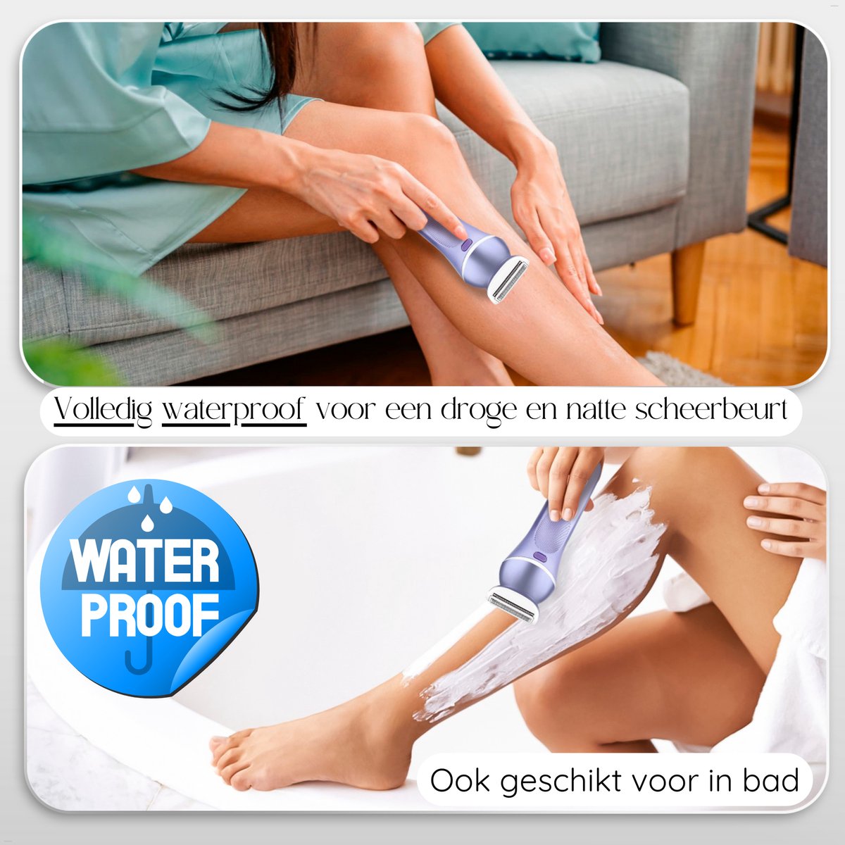 Sansbeauté® 7 in 1 Ladyshave voor Vrouwen - Gezicht - Oksels - Benen - Epilator - Trimmer voor Vrouwen & Dames - Bikinitrimmer Dames - Trimmer Vrouw Intiem - Scheerapparaat Vrouw thumbnail 5