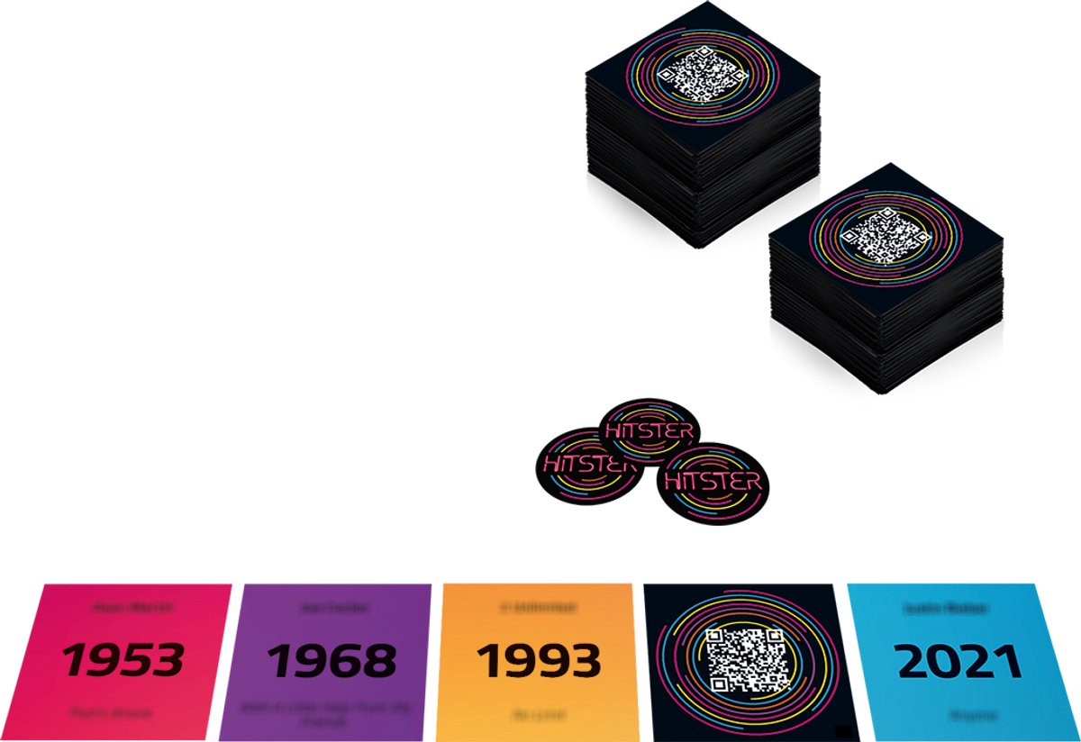 Jumbo - Hitster 100% NL- Nederlandstalig Partyspel - Actiespel — afbeelding 2
