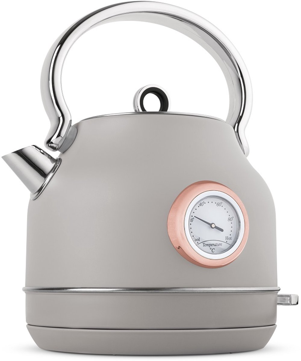 Berlinger Haus BH 9514 - Waterkoker met thermometer - Taupe collection