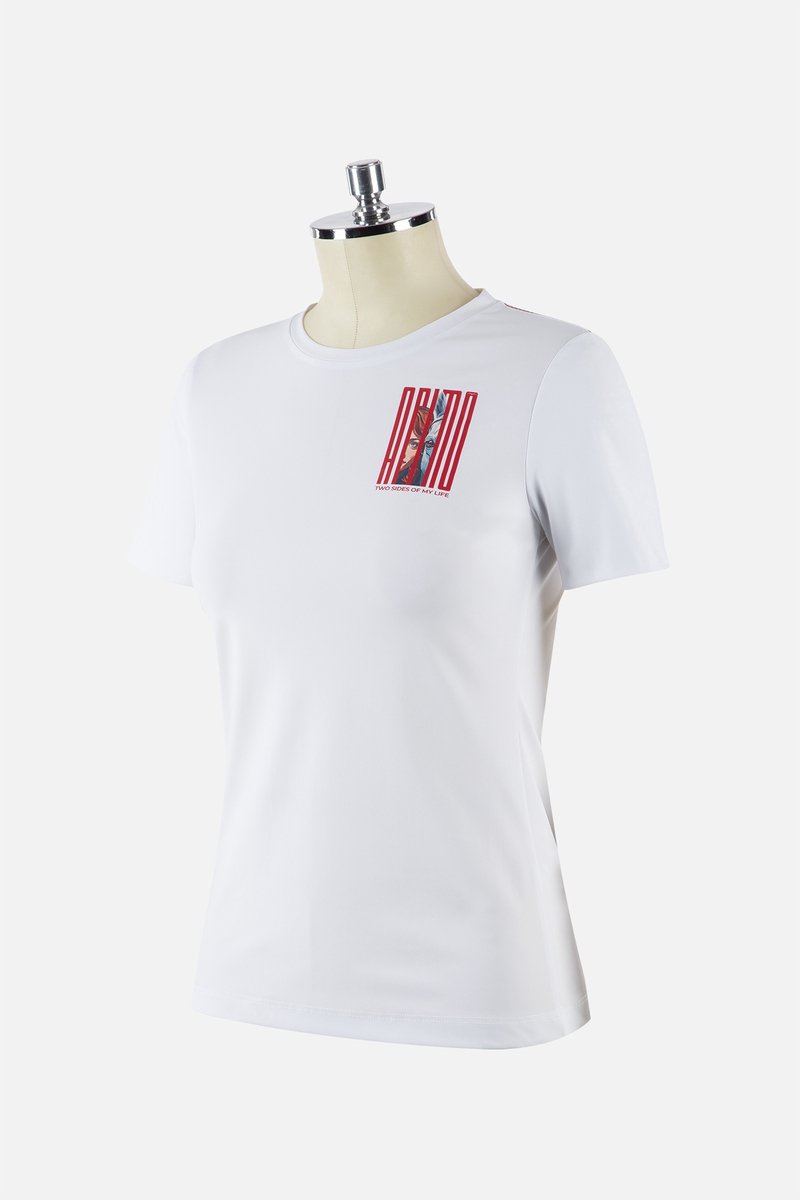 Animo Flekeri T-Shirt Dames S Wit