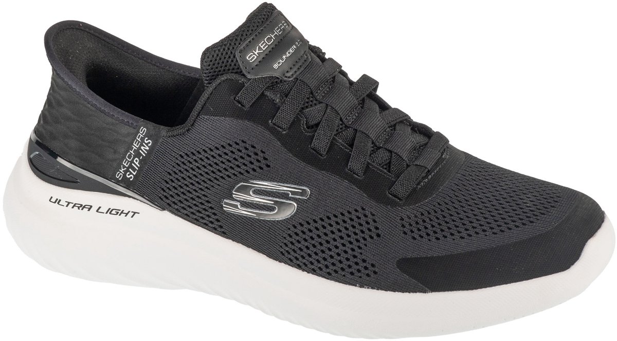 Skechers Slip-Ins: Bounder 2.0 - Emerged, Mannen, Zwart, Sneakers, maat: 47,5