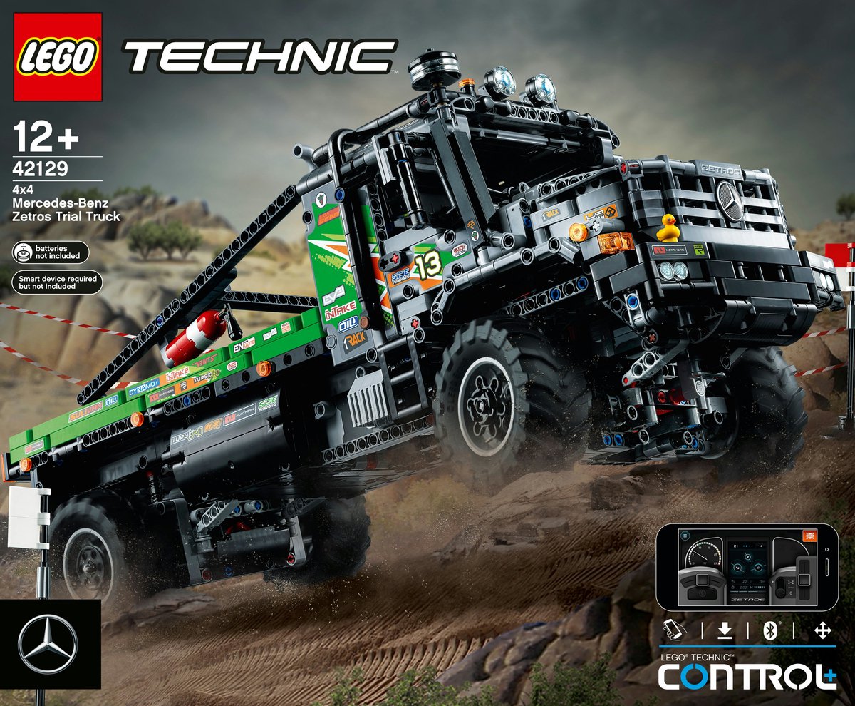 LEGO Technic 4x4 Mercedes-Benz Zetros Trial Truck met app-besturing 42129 — afbeelding 12
