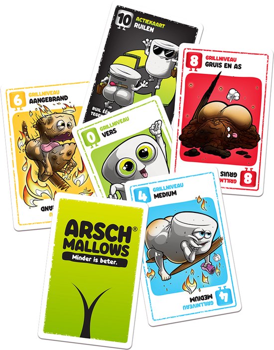 999 Games - Arschmallows - Humoristisch & snel kaartspel - Een Retegoed spel - Top partyspel voor spelletjesavonden