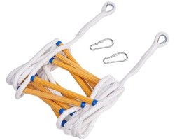 Vluchtladder 5 meter touw, brandladder, touwladder, vluchtladder balkon, brandvluchtladder - EN131-6 goedgekeurd - 5 meter - Tot 150kg