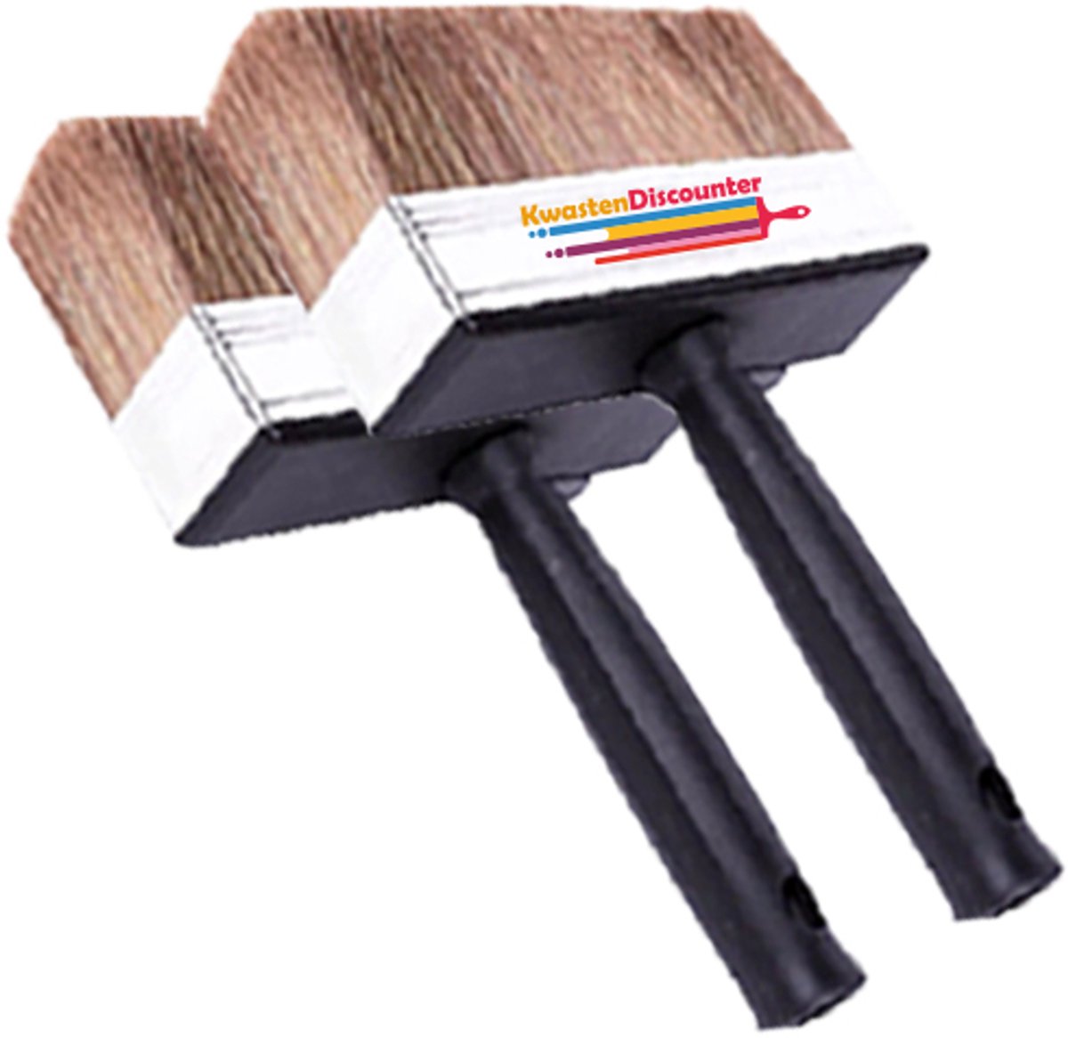 KwastenDiscounter 2 x beitskwast 14x4cm centimeter