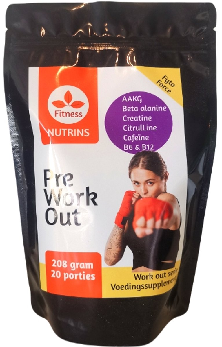 Nutrins pre workout VROUWEN 208 gram