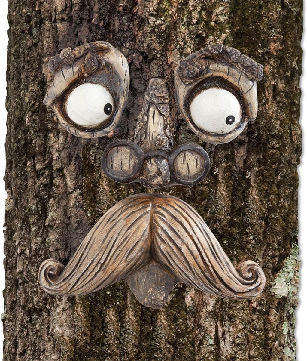 'Old Man' Tree Hugger - Tuin Decoraties - Grillige Boom Sculptuur - Tuin Decoratie - Tuin Peeker Yard Art