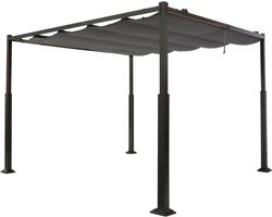 Muntel® Pergola - Antraciet - Metaal - 180G/M2 - 3 X 3 M