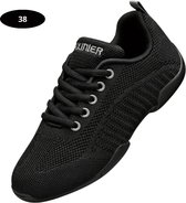 Bovista Tennisschoenen - Heren - Dames - Tenniskleding - Indoor - Outdoor - Zwart - Maat 38
