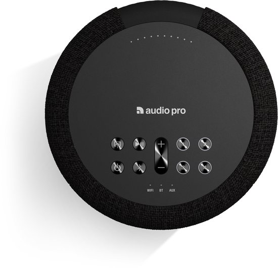 Audio Pro A10 MkII - Smart Multiroom Actieve Luidspreker - Draadloze WiFi & Bluetooth Luidspreker - Multiroom - Compact en Stijlvol - AirPlay 2 & Google Cast - Zwart van Audi — afbeelding 3