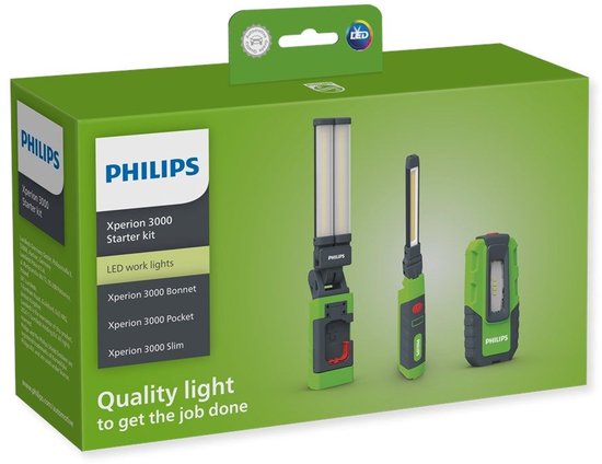 PHILIPS X30SLIMX1 Lampe de mécanicien LED 500 lm 3,7V