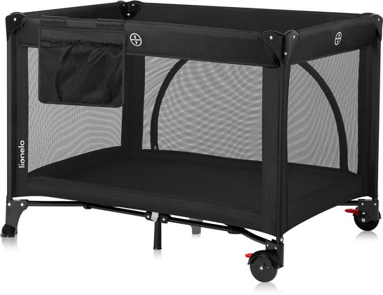 Lionelo Laura - Compact 2-in-1 Reisbedje & Box - Kinderbed - Lichtgewicht - 2 Hoogtes - Wielen met Rem - Gaas Zijpanelen & Peuter Ingang - Inclusief Draagtas & Opbergzak van LIONELO — afbeelding 3