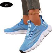 Bovista Tennisschoenen - Heren - Dames - Tenniskleding - Indoor - Outdoor - Hemelsblauw - Maat 38