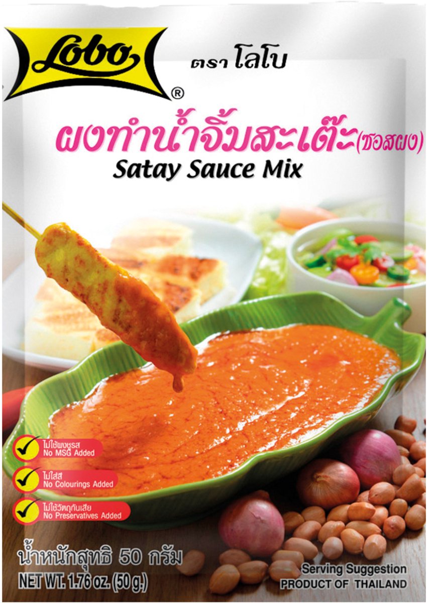 Lobo sate sauce mix - 6 x 100g
