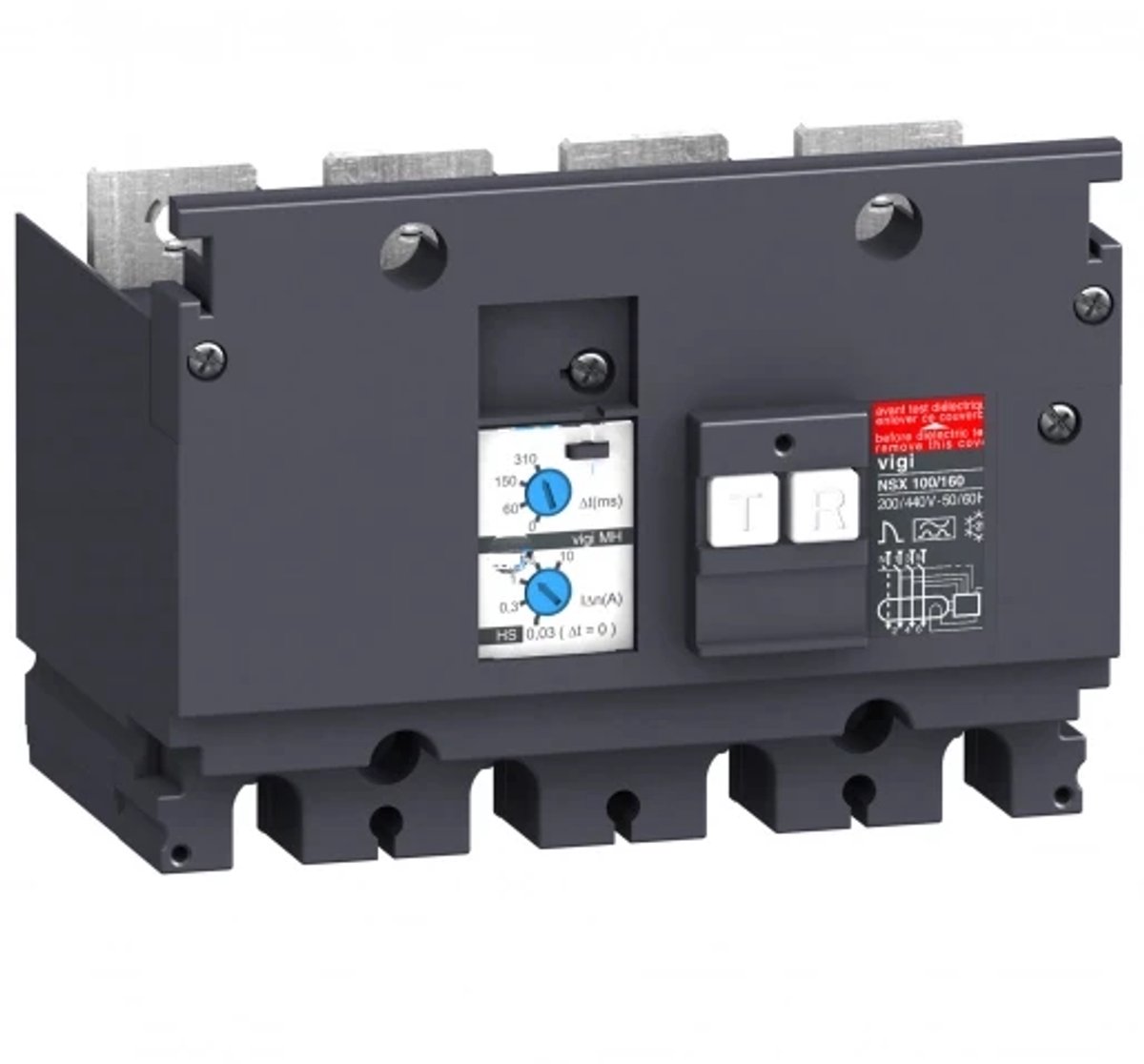 Schneider Electric DIFFERENTIEELBLOK MH 4P 200-440V WS