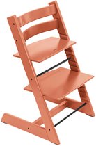 Bol.com Tripp Trapp stoel van Stokke Terracotta - verstelbare converteerbare stoel voor peuters kinderen en volwassenen - handig... aanbieding