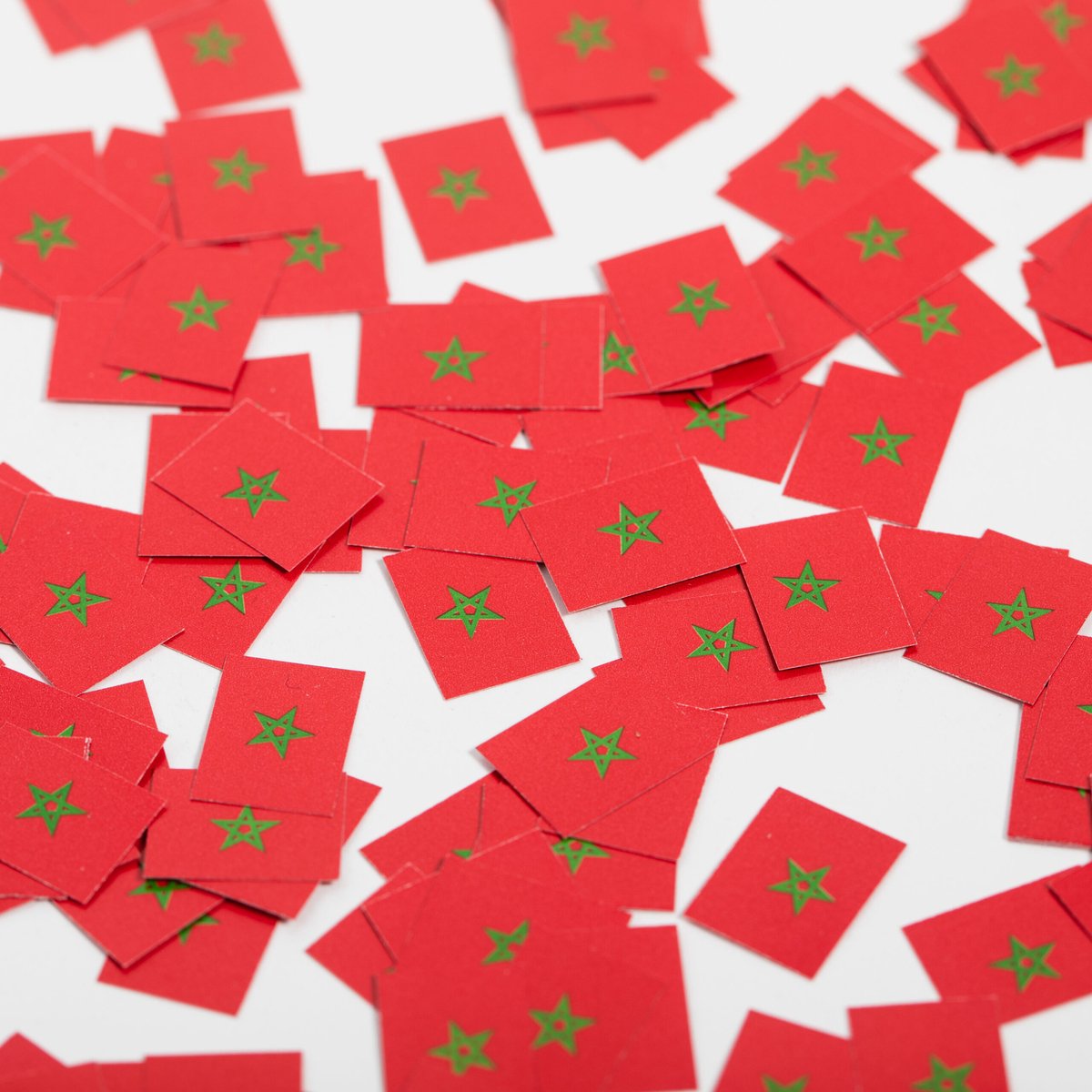 300 stuks Tafel confetti papier Marokko - Hapjes Cocktail Tapas Zomer Terras EK WK Voetbal Decoratie Tafelconfetti