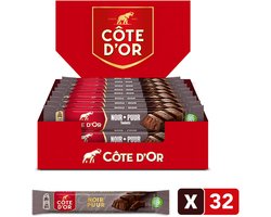 Tablettes de chocolat noir Côte d'Or - 32 x 47 grammes
