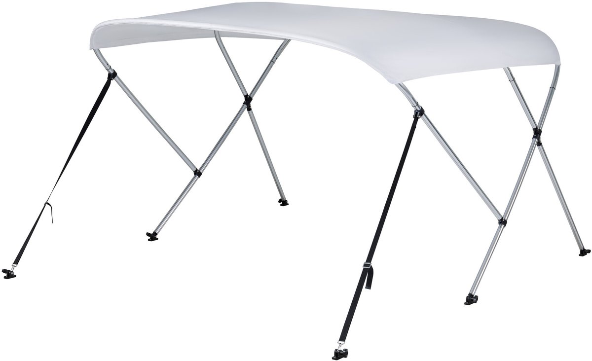 NALUX Biminitop 3 bogen - Hoogte 117 cm -Breedte 155-169 cm