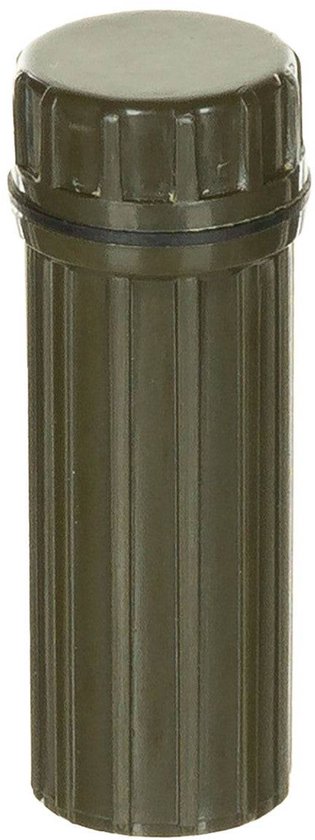 Fox Outdoor - waterdichte hiking box, rond, legergroen