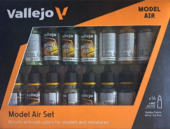 Vallejo Set de Peinture Acrylique WWII American Armour & Infantry - 6