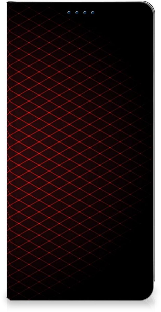 OnePlus Nord 4 Hoesje met Magneet Geruit Rood