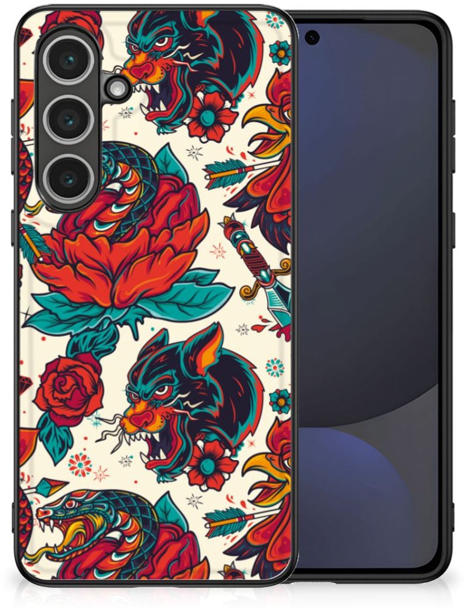 Silicone Back Case voor Samsung Galaxy S24 FE Old Skool