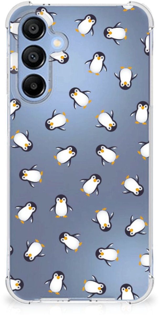 Doorzichtige Silicone Hoesje voor Samsung Galaxy A16 Pinguïn
