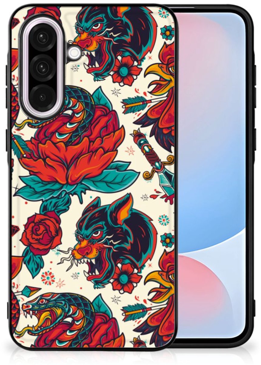 Silicone Back Case voor Samsung Galaxy A56 Old Skool