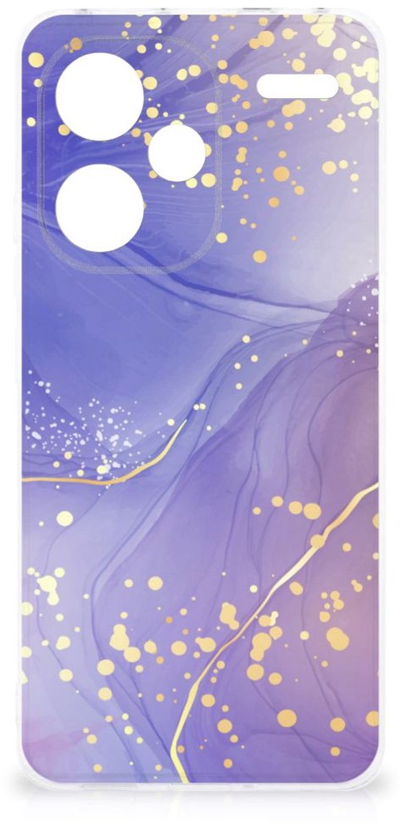 Hoesje maken voor Xiaomi Redmi Note 13 Pro Plus Watercolor Paars