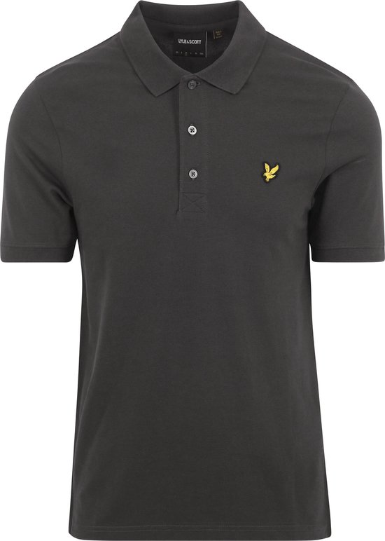 Lyle & Scott Polos & T-shirts Homme Polo uni - Grijs - Taille XS