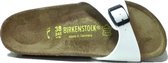 Birkenstock Slippers Madrid - Wit Mat  - Maat 38