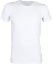 RJ Bodywear - V-hals T-Shirt Wit - S