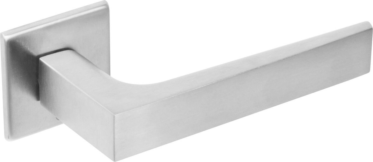 Intersteel Deurkruk - No.1 met rozet vierkant plat verdekt - RVS - 0035.072202