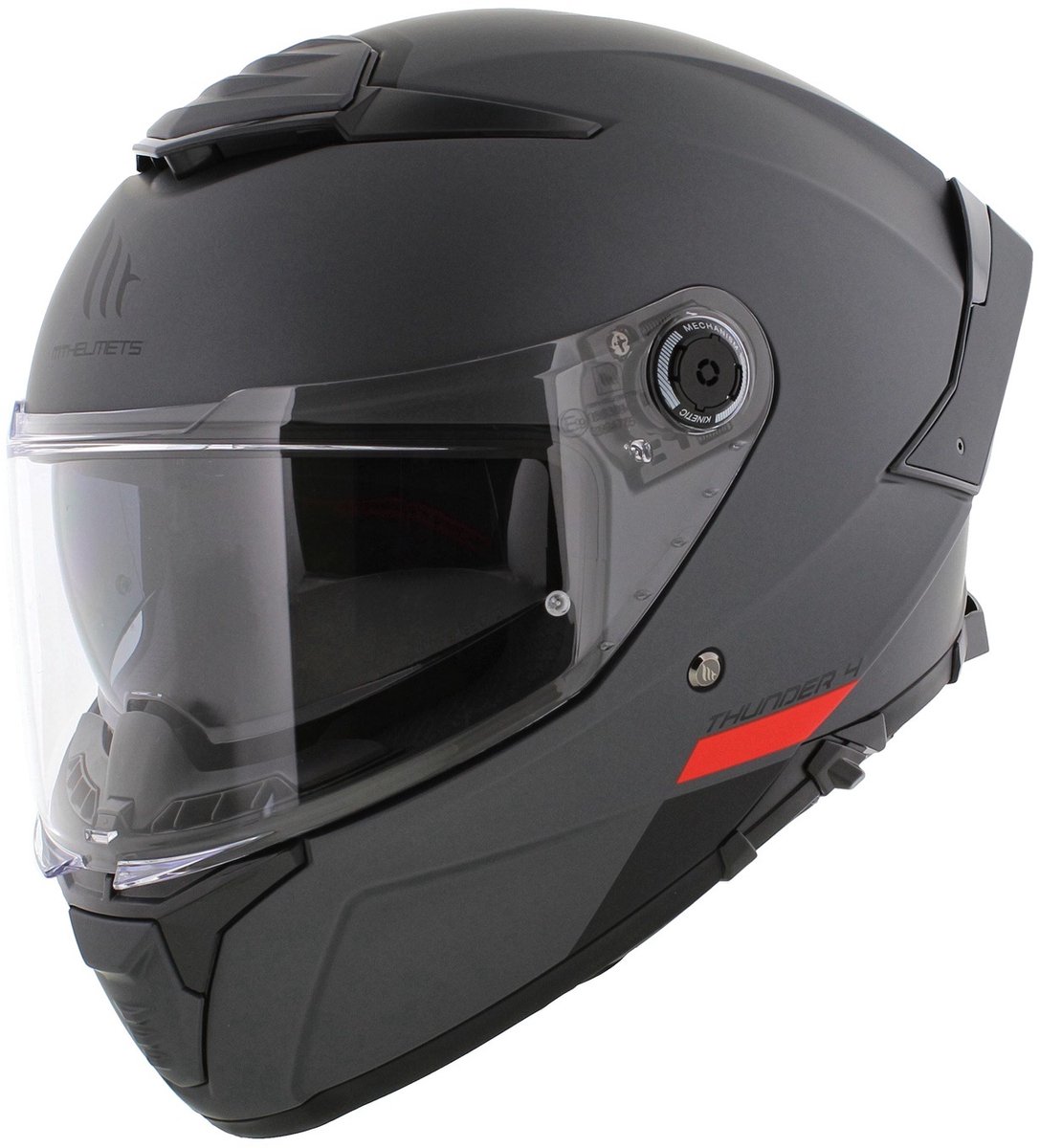 MT Thunder 4 SV Integraal helm solid mat grijs M