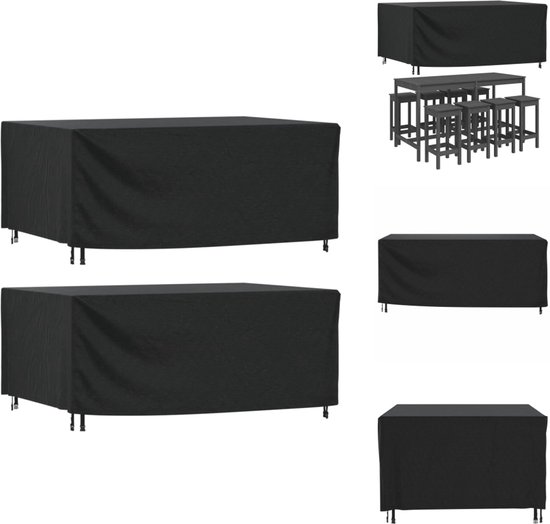 vidaXL Tuinmeubelhoes - PE - 215x215x70cm - Water- en uv-bestendig