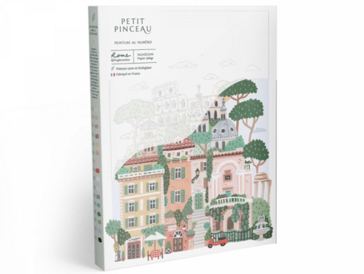LA PETITE épicerie Petit Pinceau Rome - Schilderen op nummer voor kinderen en volwassenen