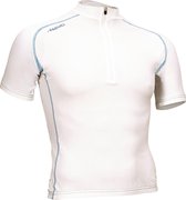 Avento Wielrenshirt - Wit/Azuurblauw - XL