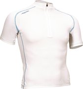 Avento Wielrenshirt - Wit/Azuurblauw - L