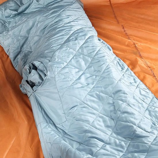 Stemily 2-in-1 Slaapzak - Poncho - Hangmat Deken - Geïsoleerd - Allround Warmte - Water- en Windbestendig - 230x140cm - 1,2KG — afbeelding 2